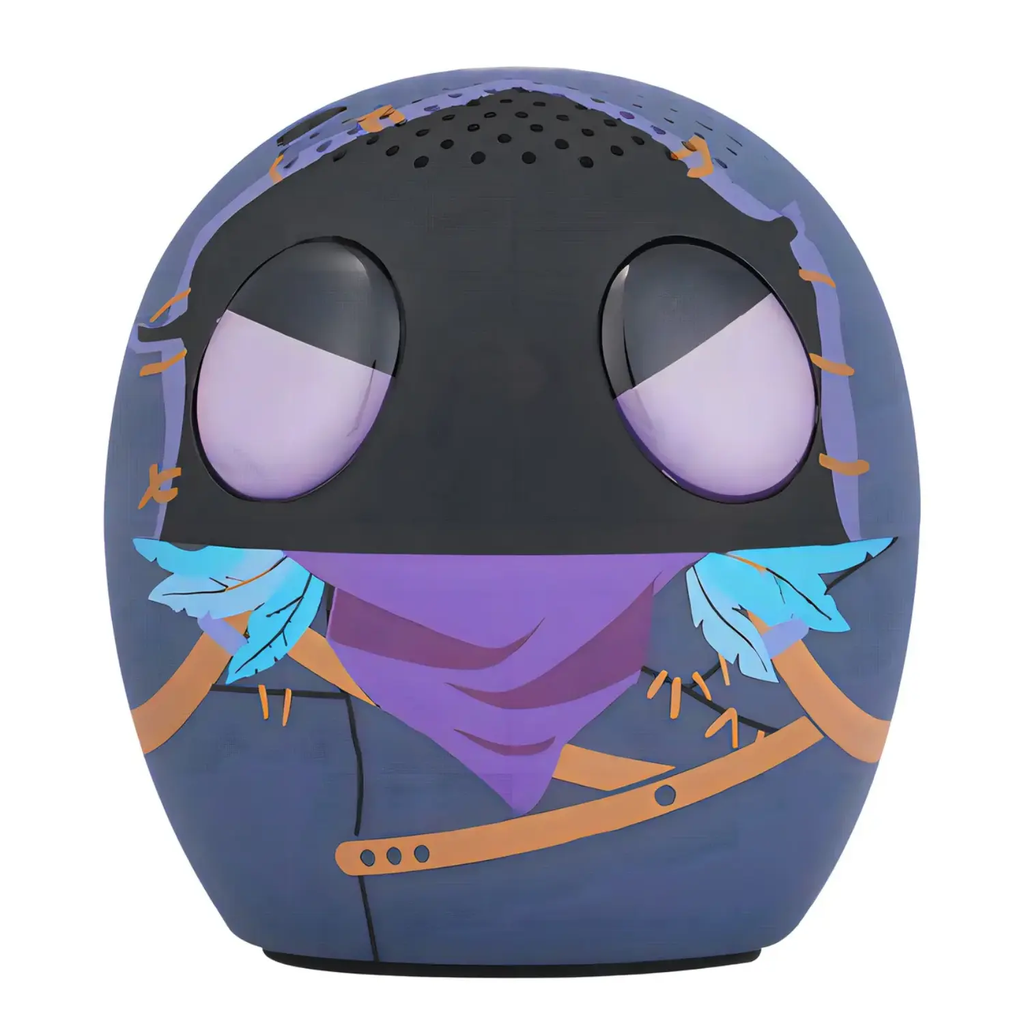 Bitty Boomers - Mini Bocina Bluetooth Coleccionable – Raven (Fortnite), Sonido Potente y Portátil