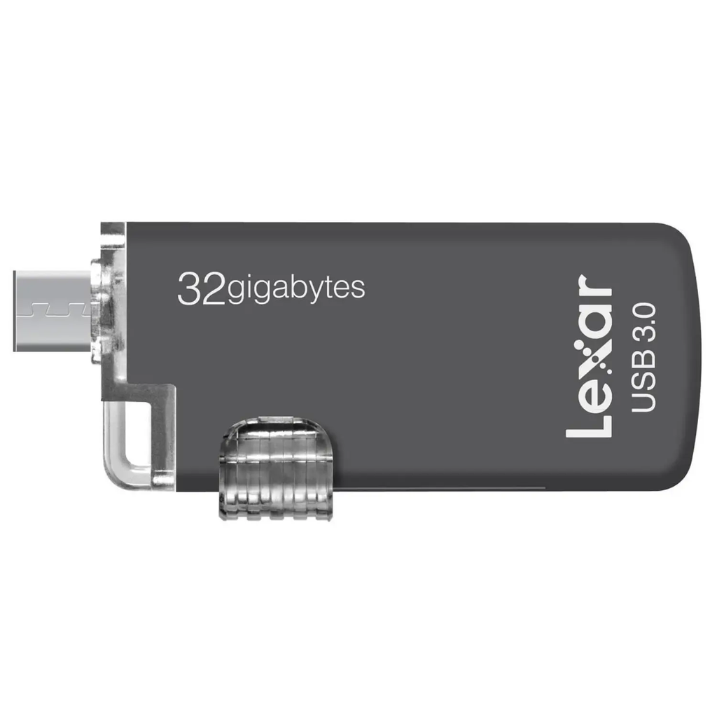 Memoria USB 32GB Lexar JumpDrive M20c | Dual USB Tipo-C y USB 3.0 | Alta Velocidad 150MB/s | Para Android, MacBook y PC | Nueva Sellada | Diseño Retráctil | Expansión de Memoria Móvil