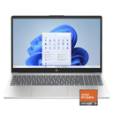 Laptop HP 15.6" Táctil - AMD Ryzen 5-7520U, 8GB RAM, 512GB SSD, Natural Silver