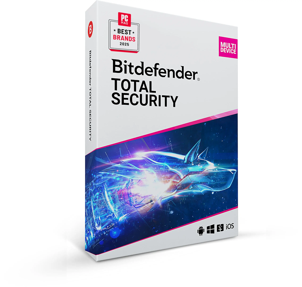 ESD Bitdefender Total Security Multi Dispositivos 1 Año 5 Usuarios