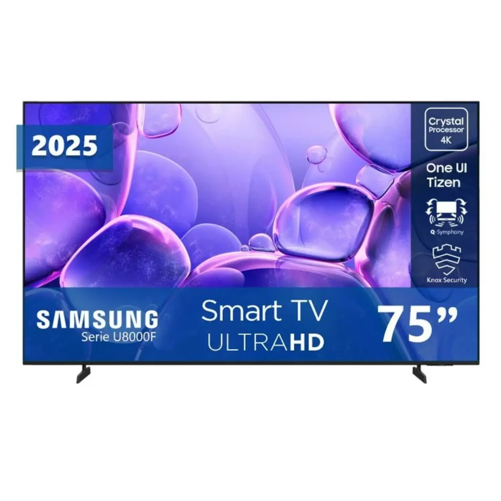 Smart TV Samsung 75" Crystal UHD 4K - Procesador Crystal 4K, HDR10+, Diseño AirSlim, Motion Xcelerator