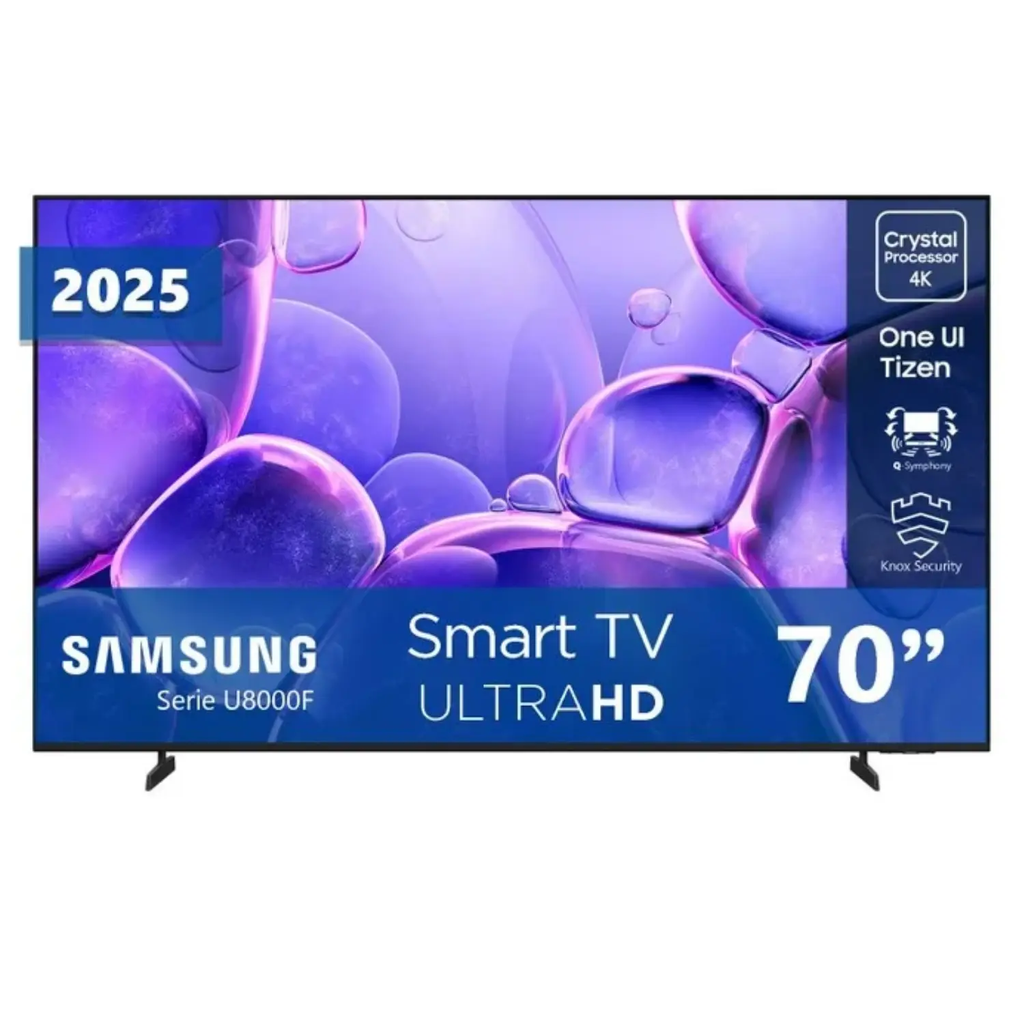 Smart TV Samsung 70" Crystal UHD 4K - Procesador Crystal 4K, HDR10+, Diseño AirSlim, Motion Xcelerator