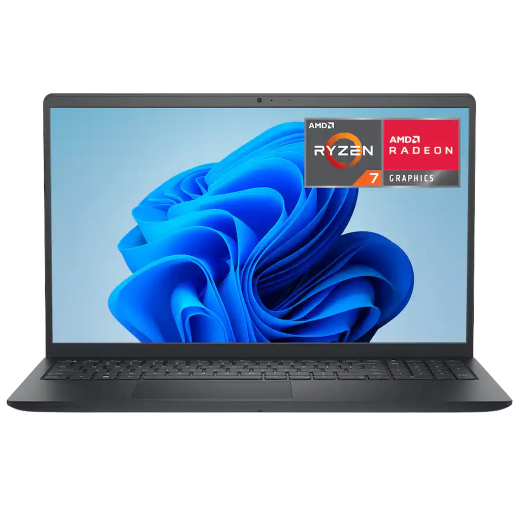 Laptop Dell 15.6" FHD - AMD Ryzen 7 7730U, 1TB SSD / 16GB RAM, Windows 11, Carbon Black (Inspiron 3525/3535)