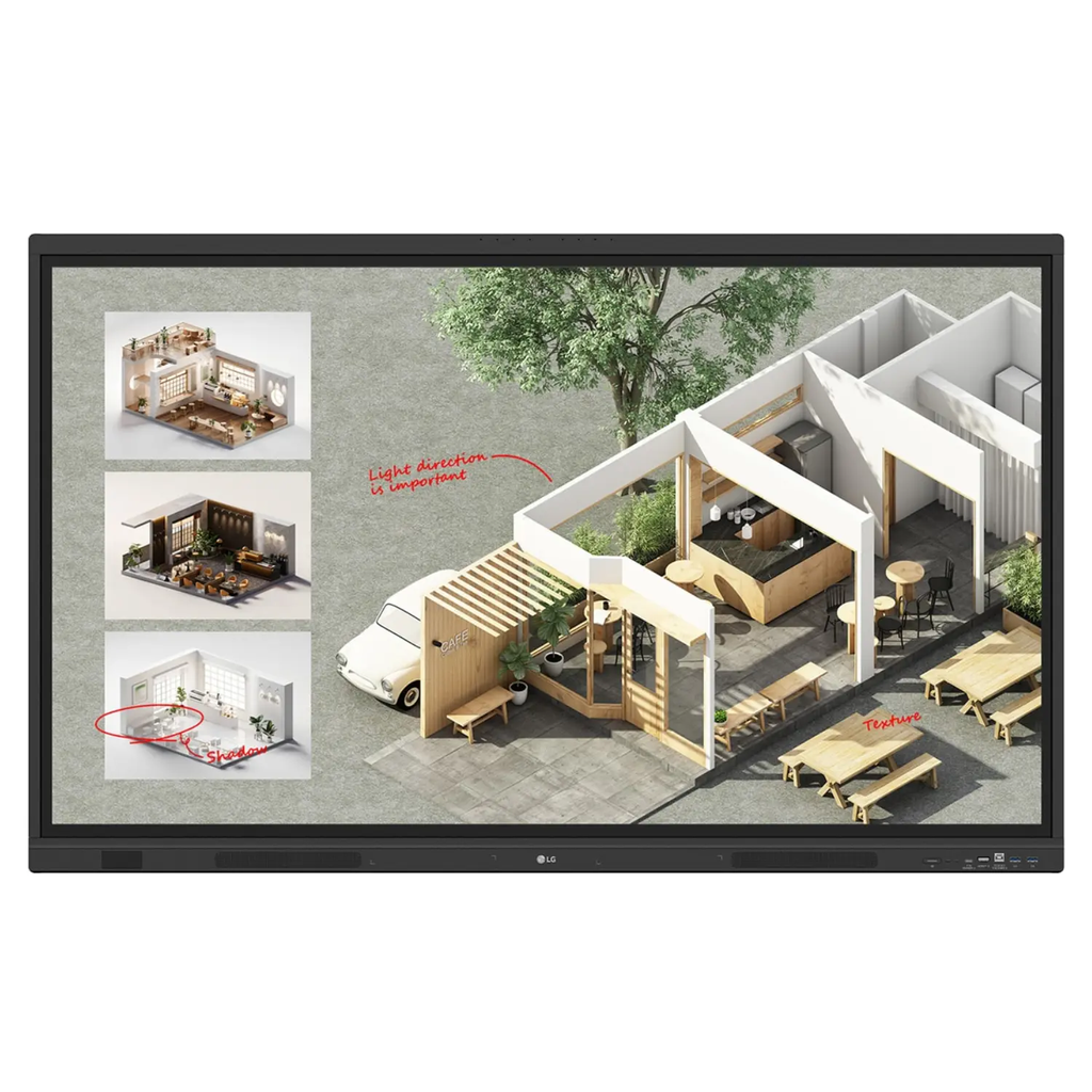 Pantalla Interactiva LG CreateBoard de 55 Pulgadas (55TR3DQ)