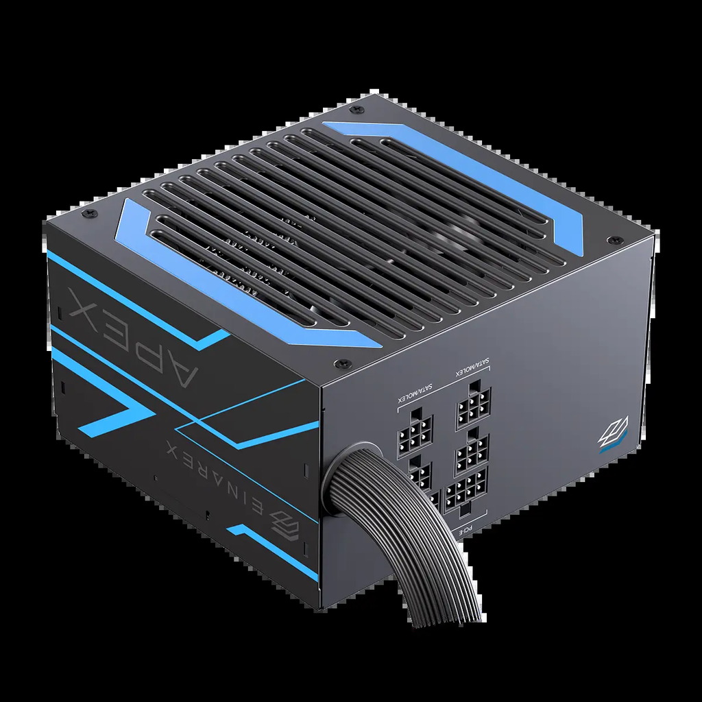 FUENTE DE PODER EINAREX APEX L1 SEMI MODULAR 750W CERTIFICACION BRONZE CYBENETICS 