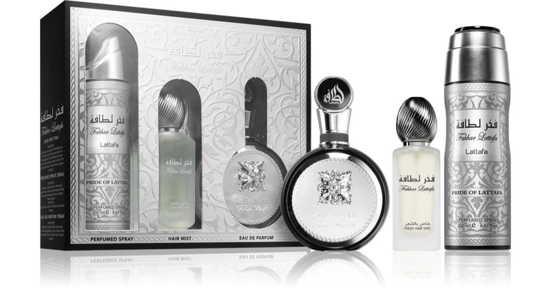 Lattafa Fakhar Man 2pcs Gift Set (EDP 100ML + 200ML SPRAY)