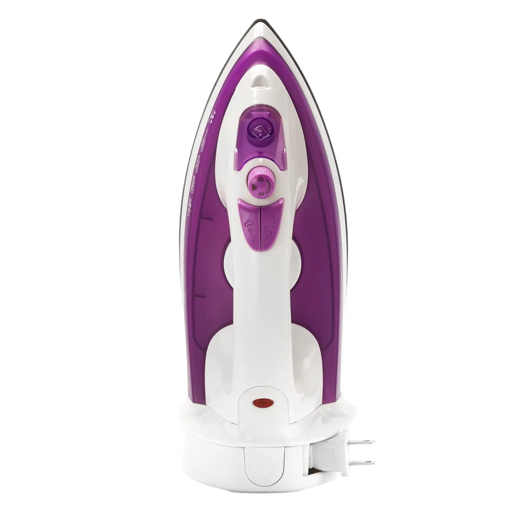 Dominion 1200W Steam Iron Purple – Potencia de Vapor y Cuidado Textil Avanzado