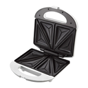 Sandwichera Dominion Blanca D5011W - Placas Antiadherentes, Sellado Rápido y Diseño Compacto para Cocina Hogareña o de Oficina