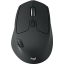 Ratón Logitech M720 - Frecuencia Bluetooth/Radio - USB - Óptico - 7 Botón(es) - Negro - 1