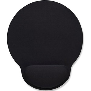 MOUSE PAD CON DESCANSA MUÑECAS TIPO GEL, NEGRO