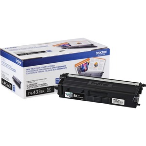 Cartucho de tóner Brother TN433BK Alto Rendimiento Láser - Negro - Original - 1 Solamente
