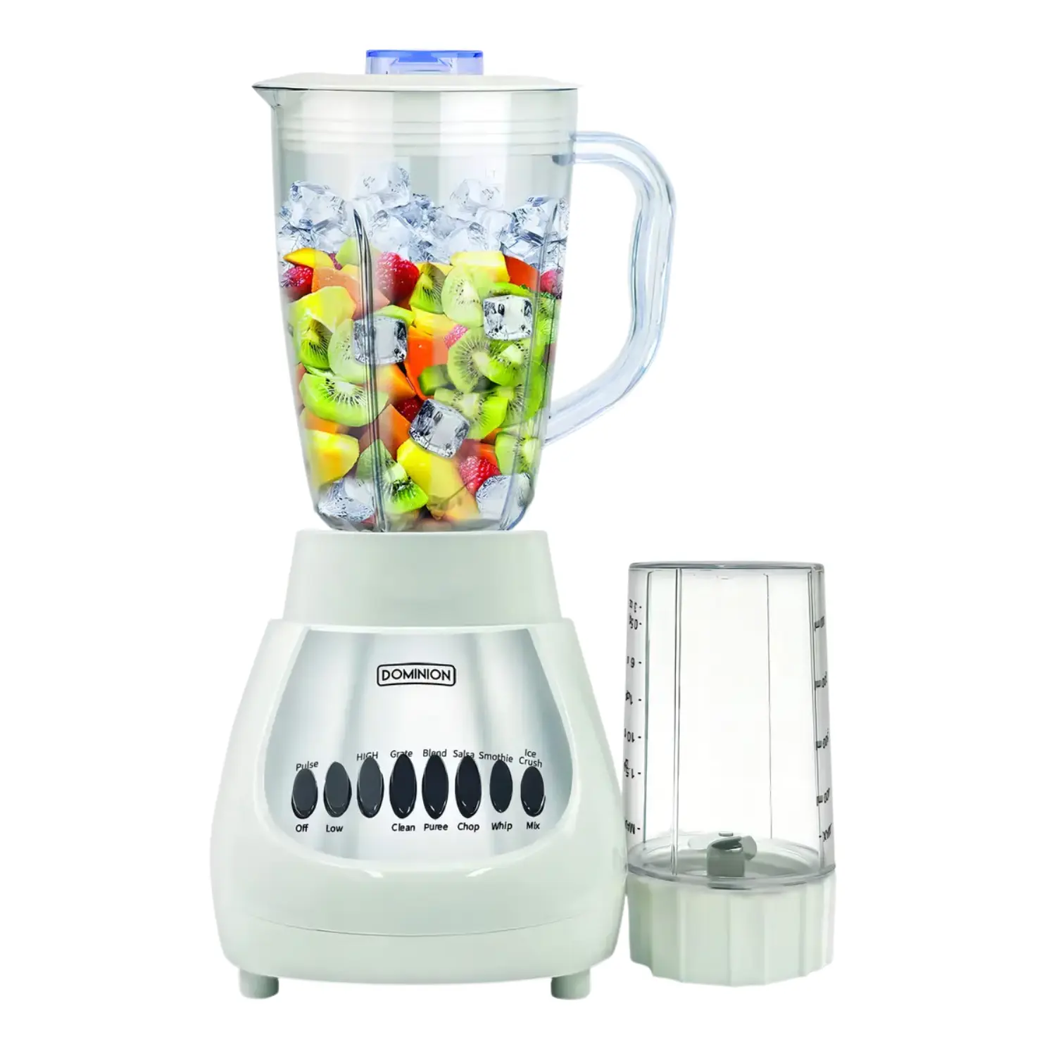 DOMINION BlendMax600 Duo White Licuadora 2 en 1 Multifuncional