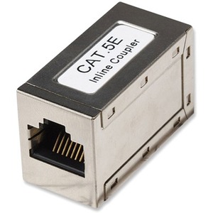Intellinet Cat5e FTP Modular Inline Coupler, Silver