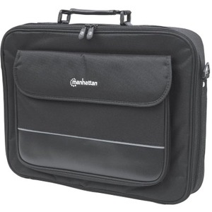 Manhattan Empire II 17" Laptop Briefcase, Black