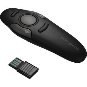 Puntero para presentaciones Targus AMP16US - Radiofrecuencia - USB - Láser - Negro - 1 Paquete(s)