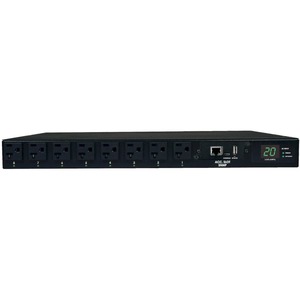 Tripp Lite PDU Switched ATS 120V 20A 5-15/20R 16 Outlet L5-20P Horizontal TAA
