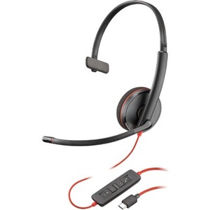 Audífonos Alámbricos Plantronics Blackwire C3210 | Con Micrófono Monoaural | USB A | Color Negro | Reacondicionado Grado B