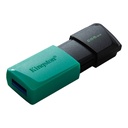 Memoria Kingston 256GB, Data Traveler, Exodia M, USB 3.2, Flash Drive - Turquesa