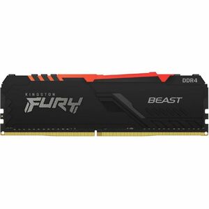 Módulo RAM Kingston FURY Beast para Placa Base - 32 GB (1 x 32GB) - RGB - DDR4-3200/PC4-25600 DDR4 SDRAM - 3200 MHz Dos rangos Memoria - CL16 - 1,35 V