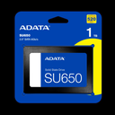 SSD Adata Ultimate SU650, 1TB, 2.5", 450MB/s Escritura, 520MB/s Lectura, SATA III