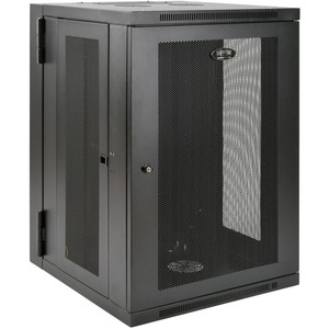 Cabina de bastidor Tripp Lite SRW18USDP 18U Montaje en pared para SAI - 19" Ancho x 24,50" Profundo - Negro