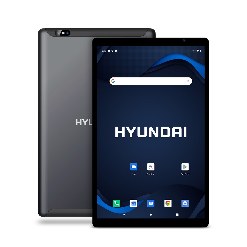 Tablet Hyundai HyTab Plus 10WB1 | 10.1" HD IPS | Android 10 Go Edition | Procesador Quad-Core | 2GB RAM | 32GB Almacenamiento | 2MP/5MP | WiFi | Color Gris Espacial