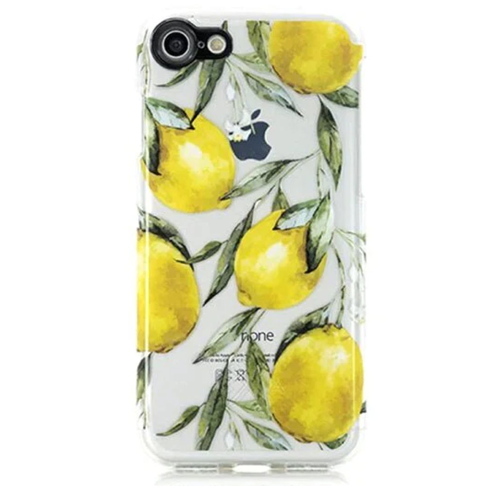 Candywirez Funda para teléfono celular para iPhone 7/8 - Limones transparentes