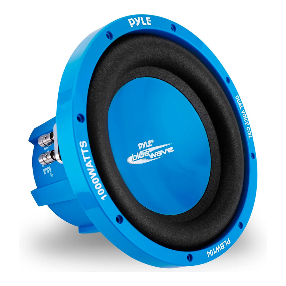 Bocina Subwoofer Para Auto Pyle | 1000 Watts | Color Azul