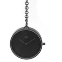 Reloj de Bolsillo Wanderlust Unisex – Diseño Vintage Negro, Elegante y Portátil, Ideal para Regalo o Colección