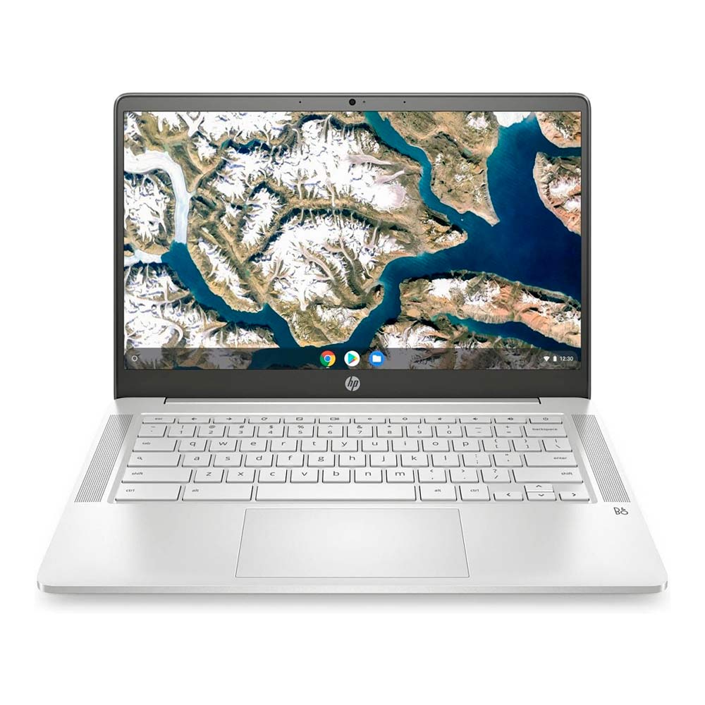 HP Chromebook Laptop 14a-na1043cl 14 pulgadas Diagonal FHD IPS Pantalla 1920 x 1080 Intel Celeron N4500 4 GB Memoria 64 GB Almacenamiento eMMC Chrome OS Mineral Silver
