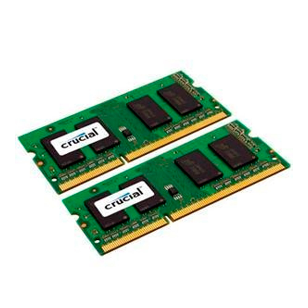 Módulo De Memoria RAM Para Computadora Portátil Crucial | DDR3 1600MHz 8GB (2 x 4GB) Non-ECC CL11 Kit