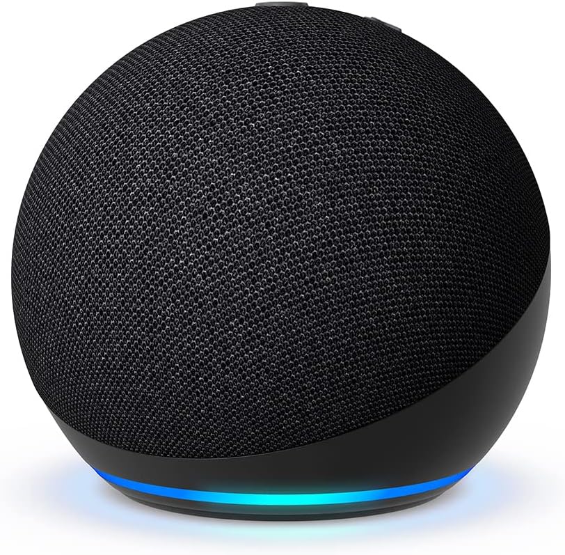 Amazon Echo Dot (5.ª generación, modelo de 2022) | Bocina inteligente con Alexa | Negro | UPC: 840080503653