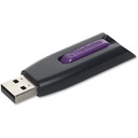 Unidad flash Verbatim Store 'n' Go V3 - 16 GB - USB 3.0 - Violeta, Negro
