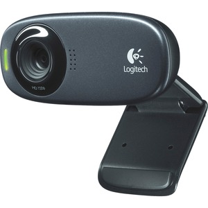 Cámara Web Logitech C310 HD 720p – Micrófono con Reducción de Ruido, Corrección Automática de Luz, USB 2.0, Color Negro