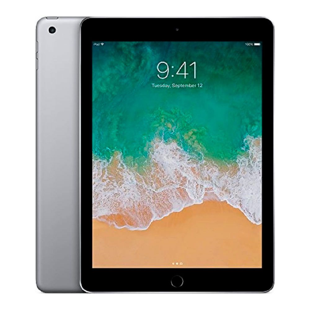 Tableta Apple iPad 5th Gen 128G con cable Plata Grado B