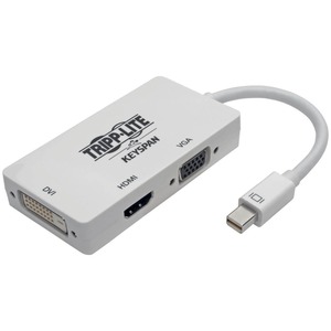 Cable A/V Tripp Lite by Eaton P137-06N-HDV4K6 - 6" DVI/HDMI/Mini DisplayPort/VGA - para Audio/Video de dispositivos, Portátil, Tableta