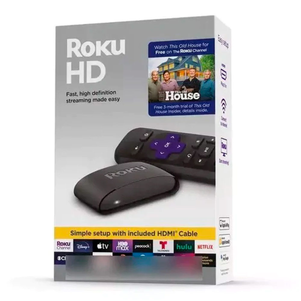 Roku HD Con Control Remoto Incluido, 3932RD/NEW