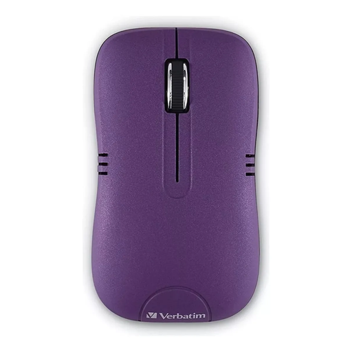 Mouse Óptico Inalámbrico Verbatim - Morado