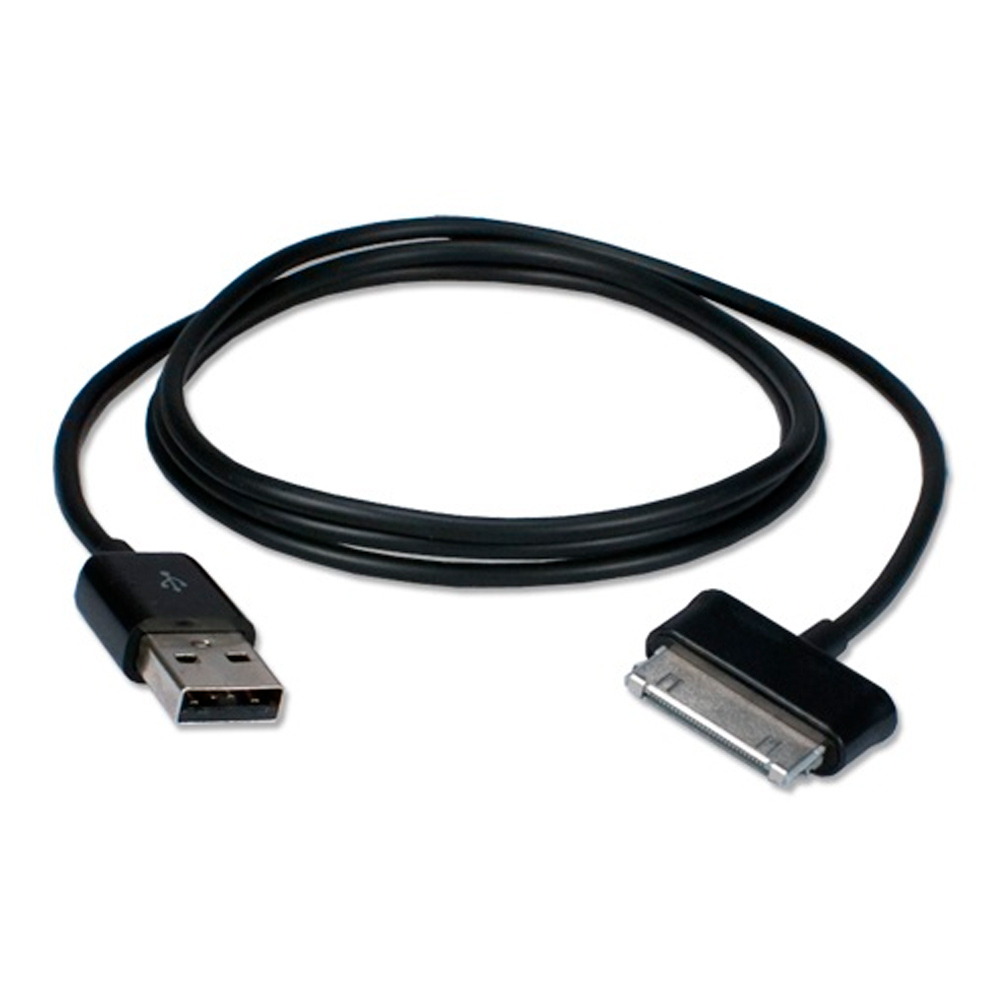 Cable de transferencia de datos QVS - 1,60 pies Propietario/USB - para Tablet PC