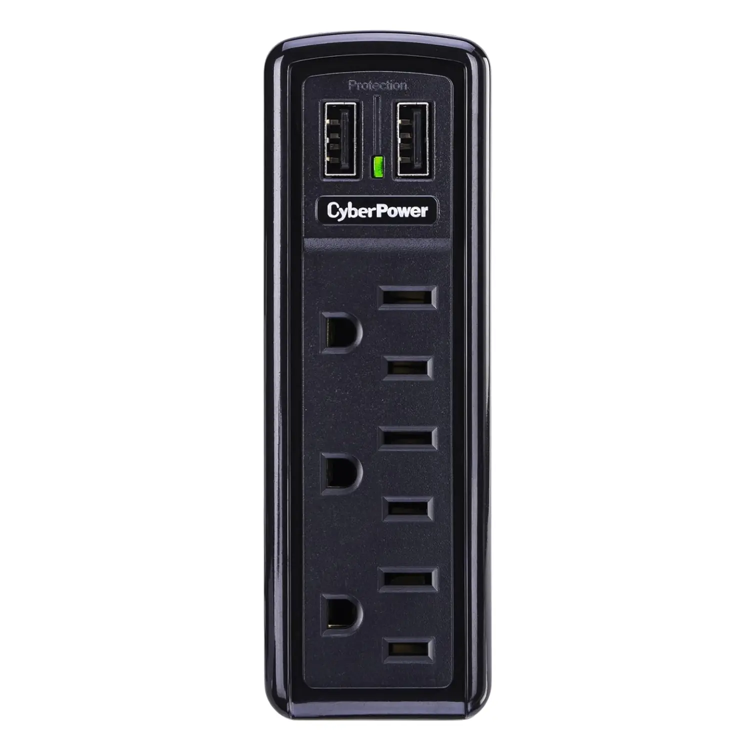 [CSP300WU/NEW] Protector de Sobretensión CyberPower 3 Tomas con 2 Puertos USB 918 Joules (CSP300WU)