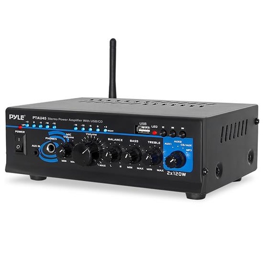 [PTAU45/NEW] Amplificador de potencia Pyle 2X120 vatios