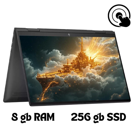 Laptop HP Envy x360 15.6” Touch Ryzen 5 7530U 8GB RAM 256GB SSD Windows 11 – Laptop Convertible 2-en-1 con Pantalla IPS FHD y Teclado Iluminado