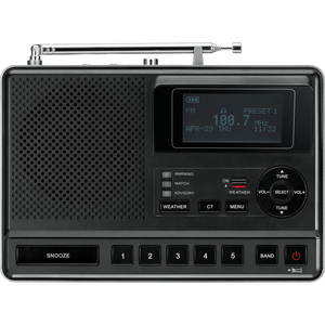 [CL-100/NEW] Radiodespertador Sangean CL-100 - Pórtatil - Est&eacute;reo