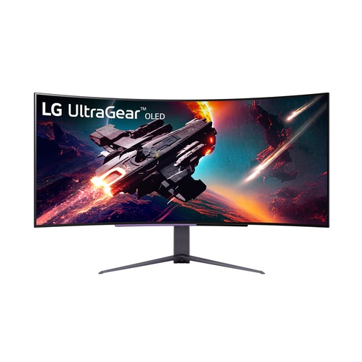 Monitor Gamer LG UltraGear 45GS96QB-B 45” OLED Curvo 800R – WQHD 3440x1440, 240Hz, 0.03ms, HDR True Black 400, G-SYNC/FreeSync, USB-C, Altavoces Integrados