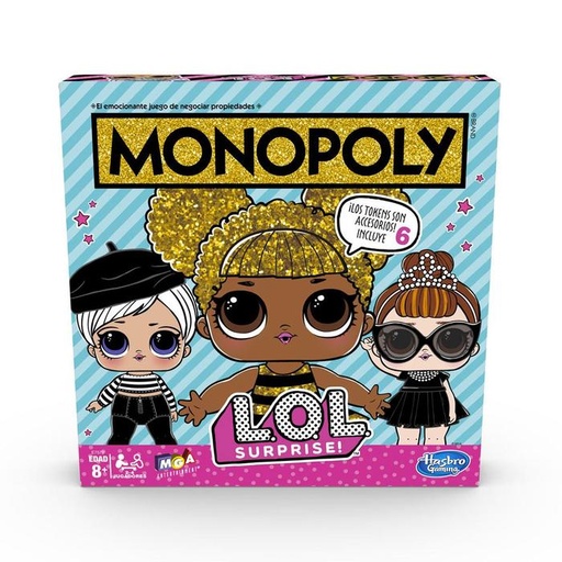 [630509885589/NEW] Juego De Mesa Surprise Lol Monopoly