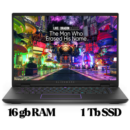 Laptop Gamer Dell Alienware M16 R2 16" QHD+ 240Hz – Intel Core Ultra 7, 16GB RAM, 1TB SSD, NVIDIA RTX 4070, Teclado RGB