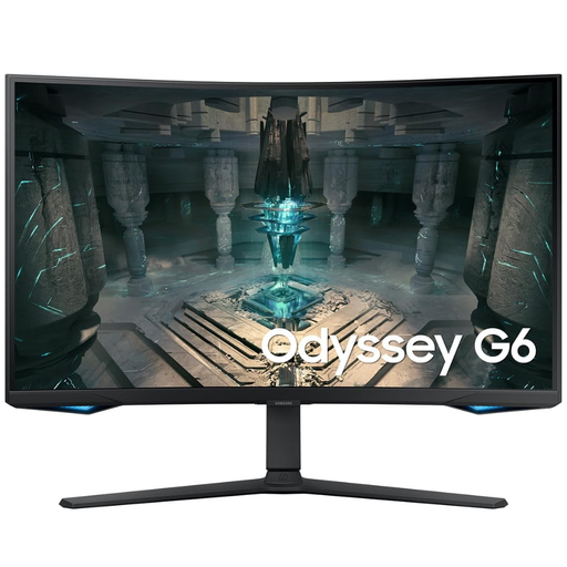 Monitor Gaming Curvo Samsung Odyssey G65B 32" QHD – 240Hz, 1ms, HDR600, AMD FreeSync Premium Pro, Gaming Hub, Curvatura 1000R