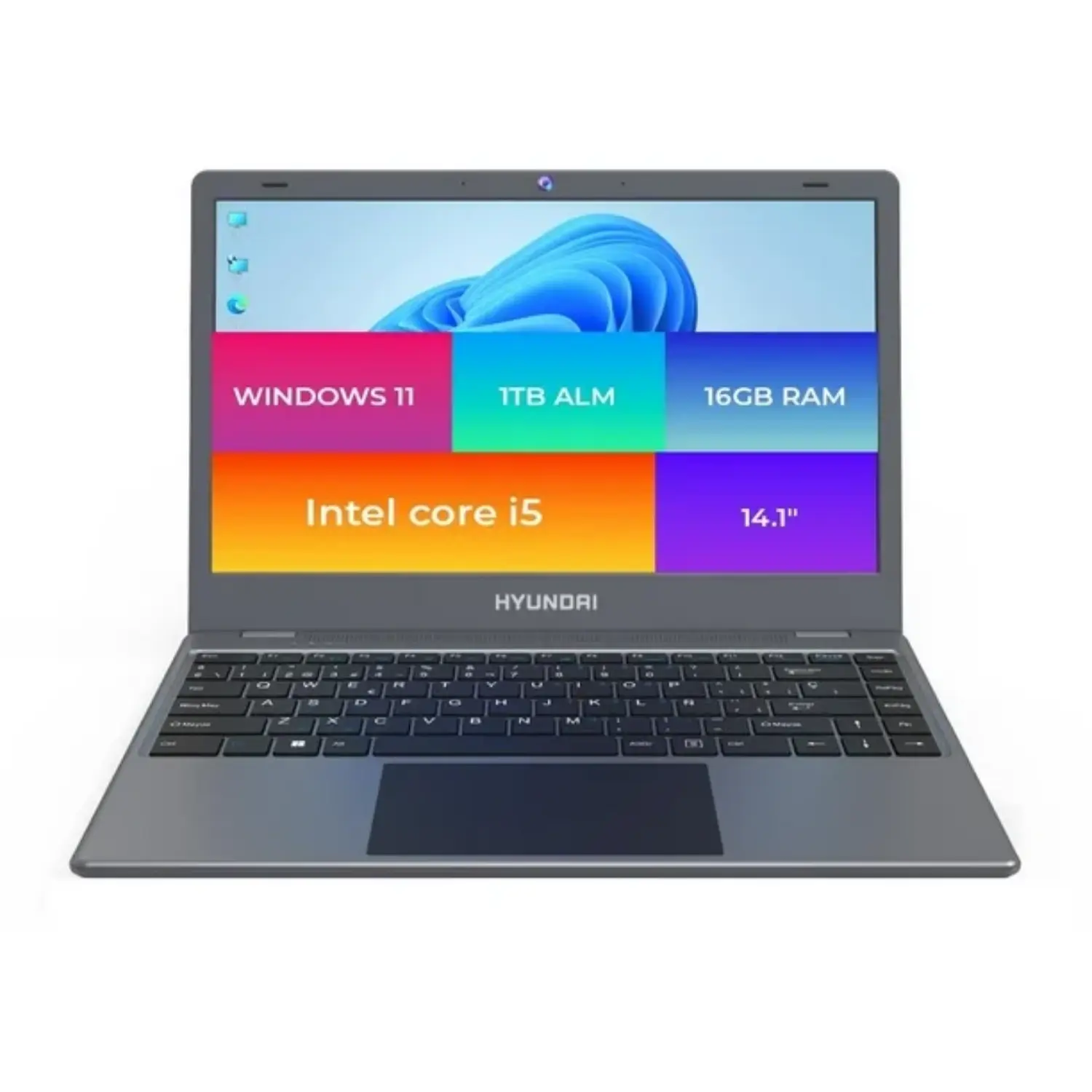 [HT14CB10S02GY/NEW] Hyundai HYbook Plus 14.1" - Intel Core i5 10.ª Gen, 16GB RAM, 1TB SSD, Gris (Space Grey)