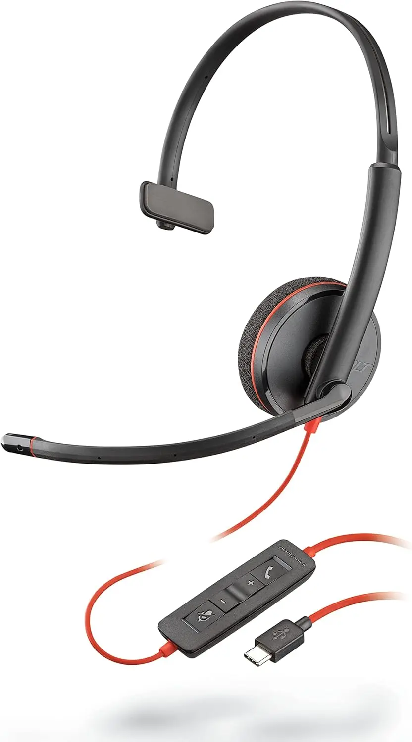 [209748-101-GRB/RFB] Refurbished Plantronics Blackwire C3210 Headset Grado B
