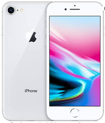 [IPH8-64-SIL-GRB/BLD/USD] Celular Apple iPhone 8 64GB Silver GSM Desbloqueado - Grado B